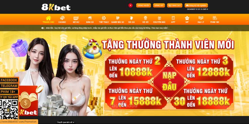 Những chương trình khuyến mãi 8KBET được nhiều người biết đến